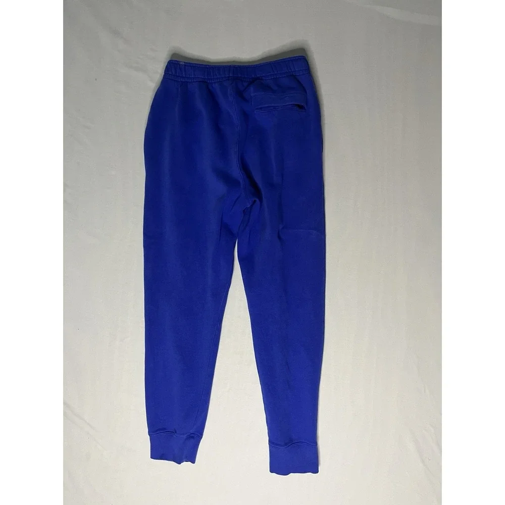 Nike Club Fleece Joggers Pants Men's Size Small Blue Tapered Pockets CJ1616-493